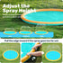 60" (60in, SLOOSH Non-Slip Splash Pad Sprinkler - Outdoor Water Play Toys Backyard Fountain Mat for Toddlers Kids Dogs