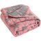 NTBAY 3 Layer Toddler Blanket - Muslin Cotton Jacquard, Lightweight Thermal Baby Blanket, 30"x40", Red and Black Star