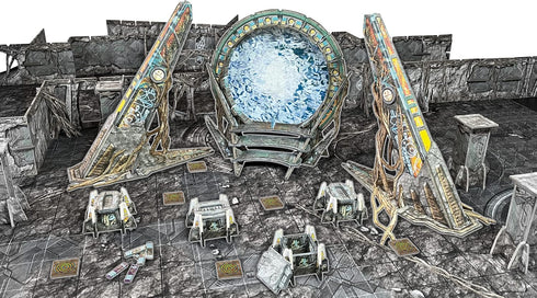 Battle Systems BSGCSE013 Core Space First Born Expansion - Gates of Ry'sa with 28mm Miniatures