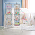 Libeder Mesh Hanging Storage Space Saver Bags Organizer - Foldable Storage Organizer with 4 Compartments, Toy Storage