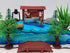 Cake Toppers Set Gone Fishing Fisherman Themed Birthday Cake Topper Featuring Camping Angler in Boat with Decorative
