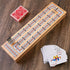15'' 3 Set, 2 Vamslove Magnetic Cribbage Board Wooden Folding Track Game w/Instruction, Storage Slots for Playing