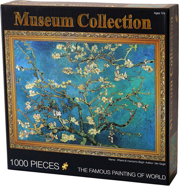 Moruska Almond Blossom by Vincent Van Gogh Jigsaw Puzzle 1000 Piece Art Painting for Adults