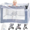 Pack n Play Cover with Zippers Adaptable Premium Quality Mosquito Net for