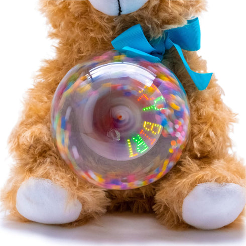 13" Cuddle Barn - Birthday Buddy Benson | Animated Stuffed Animal Teddy Bear Plush Toy Lights Up and Bops to Happy