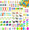 LINAYE 336 PCS Prefilled Easter Eggs Bulk with Toys Inside - 168