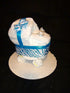 Body TST Diaper Cake Stroller Centerpiece (baby blue) by Little KG's Dreams