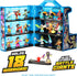 Akedo Ultimate Arcade Warriors Collector Case Mini Battling Action Figures - Multicolor for Ages 6+