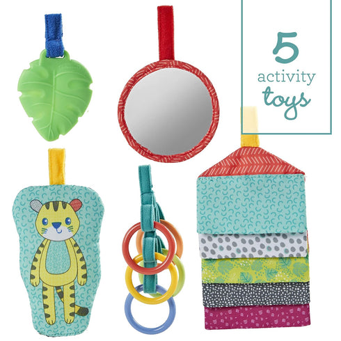 3-in-1 3 Tummy-Time Infantino Deluxe Magic Arch Sensory Development Gym - Ways to Play with Dual-Sided Magical Arch