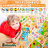 WOOODLIFY 7 Pack 2 3 4 5 7 2-5, Wooden Puzzles for Toddlers Years Old - Colorful Chunky Wood Peg Puzzles for Kids Ages
