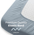 Set Large Muslin Crib Sheet & Blanket for Infants - Soft & Breathable