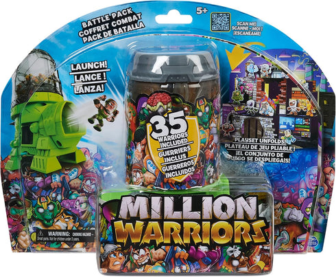 Battle Pack with 35 Collectible Figures - Launcher and Playset for Kids Ages 5 and Up (Styles May Vary)