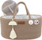 Yunioo Baby Diaper Caddy Organizer, Portable Nursery Storage Basket with Sturdy Handle
