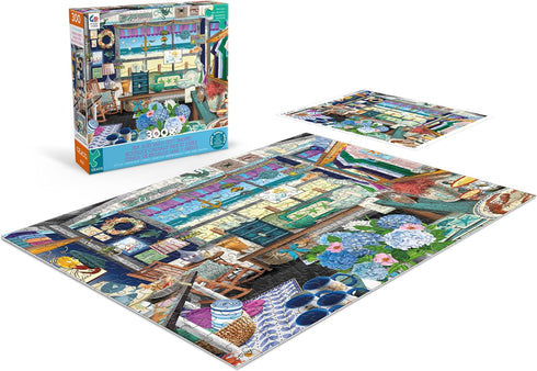 Ceaco - Tracy Flickinger - Sea & Sand Gift Shoppe - 300 Piece Jigsaw Puzzle
