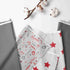 Baseball Themed Muslin Quilted Changing Pad Cover in Red/Grey