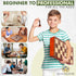 ECOCRAFTER 15'' 2 1 set (2 set Sets in Wooden Magnetic chess and checkers Extra Queens, Foldable Chess & Cotton Storage