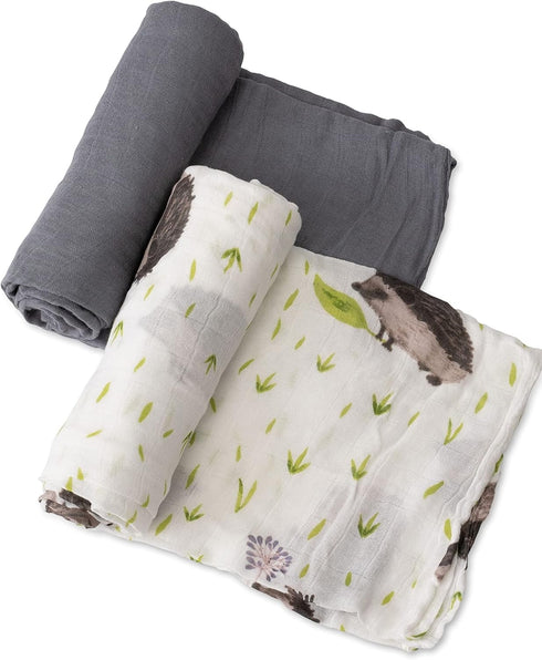 47" 47" Little Unicorn Deluxe Muslin Swaddle Blanket | Rayon Made from Bamboo | x | Unisex