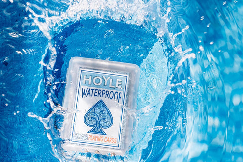 Hoyle Waterproof Playing Cards, Clear - 1 Deck