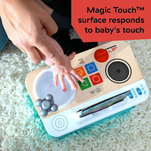 Baby Einstein + Hape Magic Touch Kitchen Pretend to Cook Toy with Real Sounds and Music, Ages 9 Months+