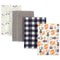Hudson Baby Unisex Baby Cotton Flannel Burp Cloths, Forest, One Size