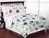 Set 2 Sweet Jojo Designs Navy Blue and Pink Watercolor Floral Foldable Fabric Storage Cube Bins Boxes Organizer Toys