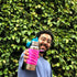 Pura Sport Big Mouth Silicone Sport Top Lid - Plastic-Free, Spill-Leak Proof, Fits All Bottle - Pink