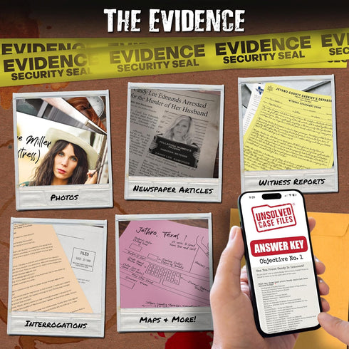 Unsolved Case Files | Edmunds, Buddy - Cold Case Murder Mystery Game