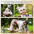 Seenelling 31 Set Pcs DIY Therian Mask Kit Blank Cat Mask Material Kit Accessories for Therian Gear Stuff