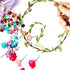 Hapinest Make Your Own Flower Crowns and Bracelets Craft Kit for Girls, Gifts Ages 6-10 Years Old and Up