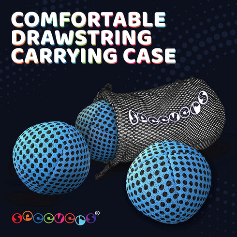 Professional Juggling Balls Set, Soft and Durable for Beginners & Pros, 3 Pack with Carry Bag
