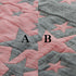 NTBAY 3 Layer Toddler Blanket - Muslin Cotton Jacquard, Lightweight Thermal Baby Blanket, 30"x40", Red and Black Star