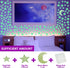 201 Pcs Ultra Glow in The Dark Stars with Bonus Large Moon Stickers Set, Luminous Different Sizes Fluorescent Stars