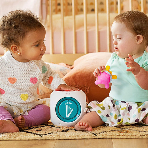 Mozart 5 8 Mozart Munchkin Magic Cube Music Toy for Baby and Toddler - Includes Instrument Sounds, Songs and Lights