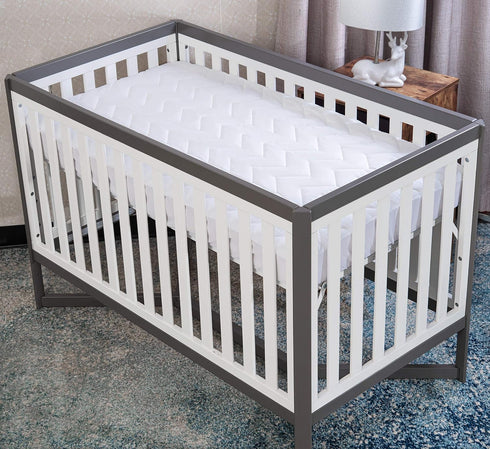 Waterguard Quilted Cotton Mattress Pad - Crib Size - Soft, Comfortable, and