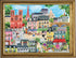 eeBoo 1000 Piece Rectangular Jigsaw Puzzle - Piece and Love Paris in a Day, Glossy, Sturdy, Minimal Dust
