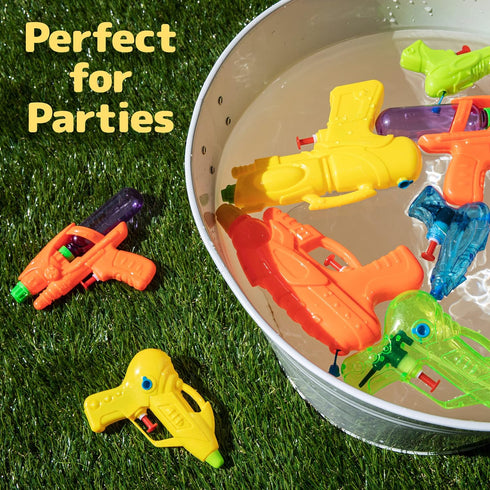 Prextex Water Guns for Kids & Adults, 30pk - Powerful Squirt Guns Bulk, Water Blaster Gun/Pistol Combo Set