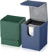 Weewooday 2 Boxes Leather Deck Card Boxes, Large Size for 100 Plus Sleeved Cards, Compatible with MTG TCG