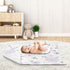 Sweet Jojo Designs Shabby Chic Rose Flower Watercolor Floral Baby Girl Receiving Security Swaddle Blanket for Newborn