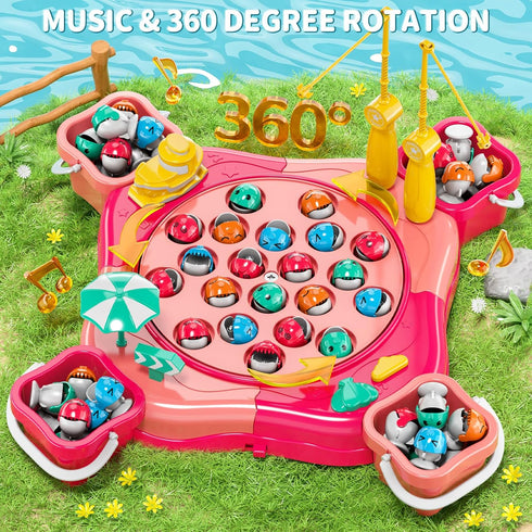 WATUDOU 3-5, 70 3-5, 3 4 5 6 7 8 Magnetic Fishing Game for Kids Toddlers pcs Fishing Toys for Kids Toddlers Table Toys