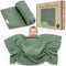 Organic Cotton Knit Baby Blanket 31.5 X 43.3 Inches Soft Knitted and