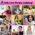 5 4-8, 4-6, 6 7 8 9 10 PURPLE LADYBUG Mermaid Headbands for Girls - Great Year Old Girl Gifts, Creative Crafts for Kids
