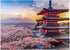 MyPuzzle Beautiful View of Mount Fuji and Chureito Pagoda at Sunset - Premium 1000 Piece Puzzle