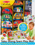(19.25 14.25 inches) 9 Melissa & Doug Take-Along Town Play Mat x with Soft Vehicles