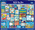 1000 24"x30" White Mountain Piece Jigsaw Puzzle Beach Life Collage Puzzles with Large Pieces for Adults and Family