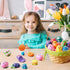 12 JOYIN Pcs Easter Prefilled Eggs with Foam Squishy Toy, Cute Foam Stress Reliever Squishy Toy Fillers for Easter Egg