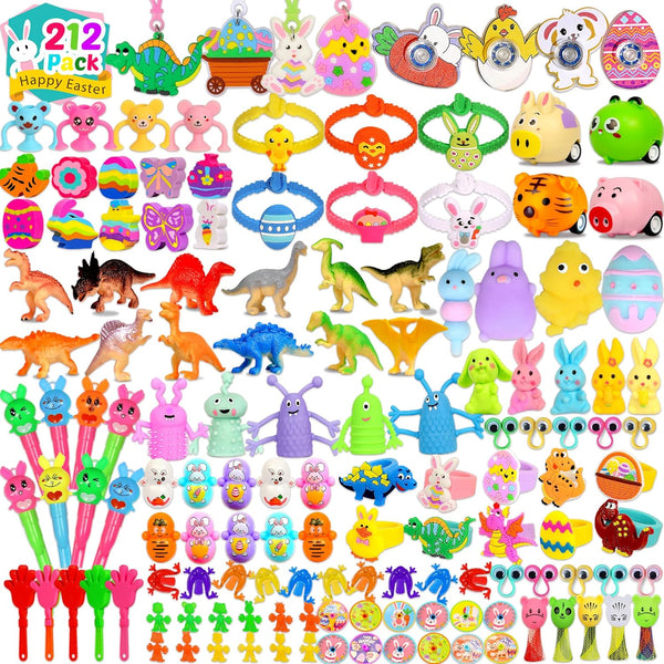 U-Zomir 212 Pack Easter Egg Fillers for Kids, Easter Basket Stuffers Easter