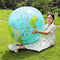 Keesoon 36 Inch Giant Geographic Globe - Inflatable PVC Educational World Map Globe, Diameter 90cm