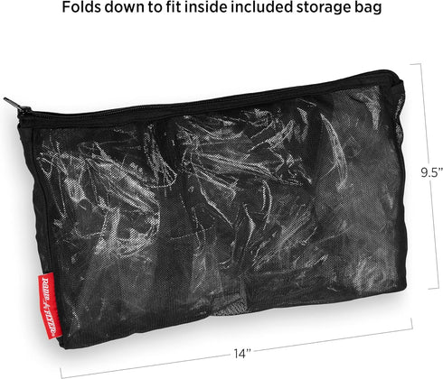 Radio Flyer 2-Seater Voya Stroller Wagon Rain Cover with Storage Bag, Black, Waterproof Stroller Cover for Wagon