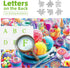 500 (23"x15") Piece Jigsaw Puzzle for Adults Colorful Ice Cream Candy Sweet Dessert with Letters on Back Cool Unique