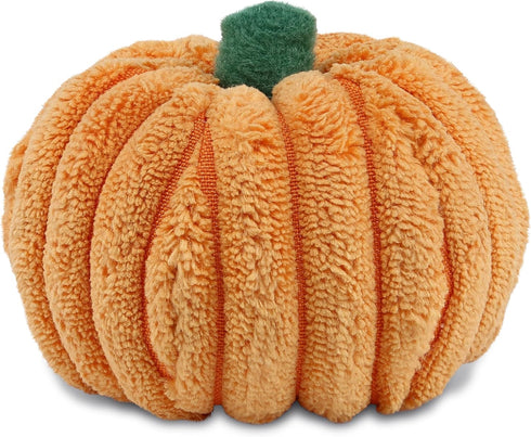 DolliBu 3 Inch Small Pumpkin Plush - Spooky Plush Toy for Halloween Decor, Party Favor, Thanksgiving